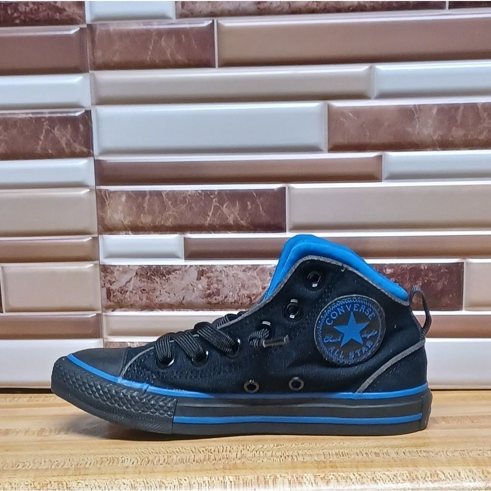 Converse All Star Black/Blue Size 13 Kids